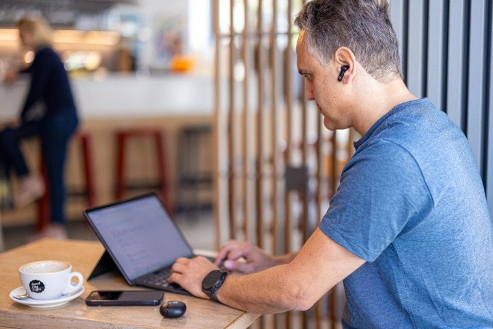 Aligator TWS sluchátka Pods ANC TWS08BK, černá Bluetooth 6.0